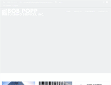 Tablet Screenshot of bobpoppbuildingservices.com